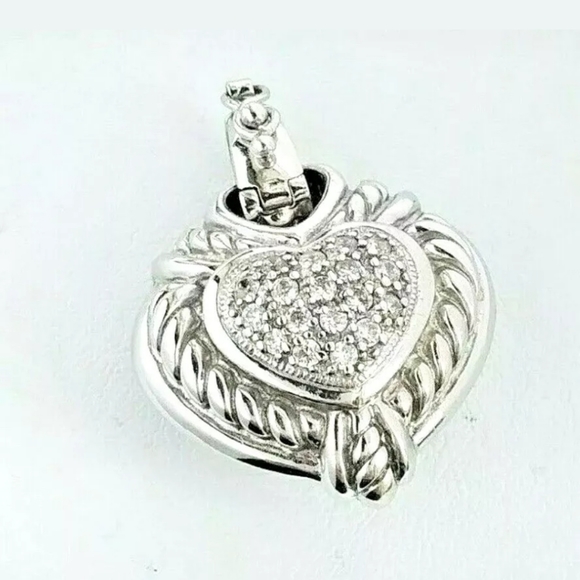 Judith Ripka Jewelry - JUDITH RIPKA HEART PENDANT-ENHANCER